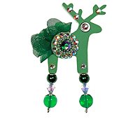 Deers - Luckie - Brooch