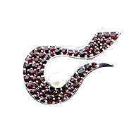 Czech garnet 15072945001 (925/1000, 6.80 g) - Brooch