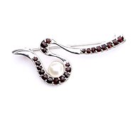 CZECH GRANATE 15073345001 (925/1000; 5.00 g) - Brooch