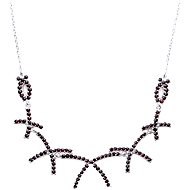 CZECH GRANATE 17074745001 (925/1000; 10.00 g) - Necklace