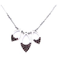 CZECH GRANATE 17088945001 (925/1000; 8,90 g) - Necklace