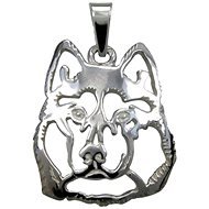 Silver Paws Siberian Husky (925/1000; 1.80 g) - Charm