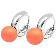 Swarovski Elements PE8N Neon Orange (925/1000; 4.67 g) - Earrings