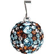Aqua pendant made with Swarovski® crystals 34081.3 - Charm