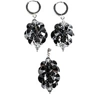 Silver night sets made with Swarovski® crystals 39113.5 - Jewellery Gift Set