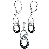 Hematite kits made with Swarovski® crystals 39149.5 - Jewellery Gift Set