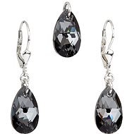 Silver night set made with Swarovski® crystals 39019.5 - Jewellery Gift Set