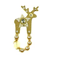 Deers - Christopher - Brooch