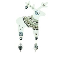 Deers - Crystal - Brooch