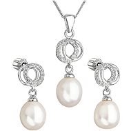 EVOLUTION GROUP 29003.1 silver pearl set with chain - Jewellery Gift Set