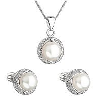 EVOLUTION GROUP 29004.1 silver pearl set with chain (Ag925/1000, 5,0 g) - Jewellery Gift Set
