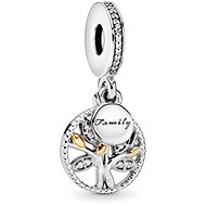 Pandora Moments People 791728CZ Családfa függő (Ag 925/1000 + Au 585/1000, 3,40 g) - Medál
