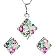 EVOLUTION GROUP 39126.3 chrysolite set decorated with Swarovski crystals - Jewellery Gift Set