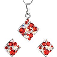 EVOLUTION GROUP 39126.3 hyacinth set decorated with Swarovski crystals - Jewellery Gift Set