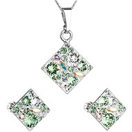 EVOLUTION GROUP 39126.3 Peridot Set Decorated with Swarovski Crystals - Jewellery Gift Set
