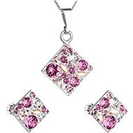 EVOLUTION GROUP 39126.3 rose set decorated with Swarovski crystals - Jewellery Gift Set