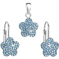 EVOLUTION GROUP 39145.3 Aqua Set Decorated With Swarovski Crystals - Jewellery Gift Set