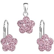 EVOLUTION GROUP 39145.3 rose set decorated with Swarovski crystals - Jewellery Gift Set