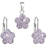 EVOLUTION GROUP 39145.3 Violet Set Decorated with Swarovski Crystals - Jewellery Gift Set