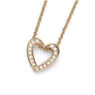 OLIVER WEBER Love Gold Crystal - Necklace