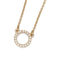 OLIVER WEBER Second Gold Crystal - Necklace