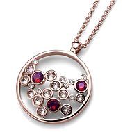 OLIVER WEBER Bingo rosegold violet - Necklace