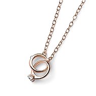 OLIVER WEBER Ringy 925AG rosegold crystal - Necklace