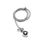 The MaMa Mexican stream was a Basic Gray ball with hearts - Necklace