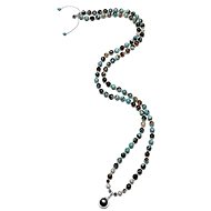 The stream of MaMa Mexican was Agate blue brown - Necklace