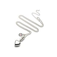 The current MaMa Mexican was DeLuxe silver heart - Necklace