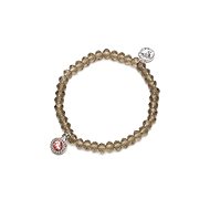 The MaMa Charm Stream with Pink Stone - Bracelet