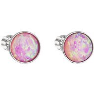 EVOLUTION GROUP 11001.3 Studs with Synthetic Opal, Swarovski® (925/1000, 1g, Light Pink) - Earrings