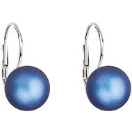 EVOLUTION GROUP 31143.3 Pendant with Swarovski® Matt Pearl (925/1000, 1g, Dark Blue) - Earrings