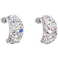EVOLUTION GROUP 31164.9 crystal AB earrings decorated with Swarovski® crystals (925/1000, 3 g) - Earrings