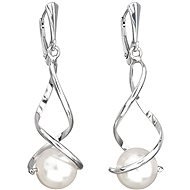 EVOLUTION GROUP 31224.1 White Earrings Decorated with Swarovski® Pearls (925/1000, 4.5g) - Earrings