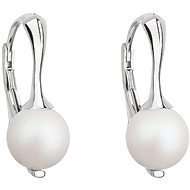 EVOLUTION GROUP 31232.1 white earrings decorated with Swarovski® pearl (925/1000, 2 g) - Earrings