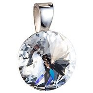 EVOLUTION GROUP 34112.1 white pendant decorated with Swarovski® crystals (925/1000, 1 g) - Charm