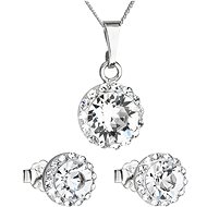 EVOLUTION GROUP 39152.1 Crystal Set Decorated Swarovski® Crystals (925/1000, 3g) - Jewellery Gift Set