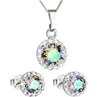 EVOLUTION GROUP 39152.5 Shine Turquoise Paradise Set Decorated Swarovski® Crystals (925/1000, 2g) - Jewellery Gift Set