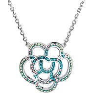 EVOLUTION GROUP 32017.5 magic indicolite necklace decorated with Swarovski® crystals (925/1000, 5 g) - Necklace
