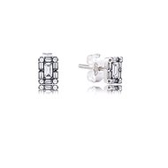 PANDORA model 297567CZ (925/1000, 1.32 g) - Earrings