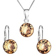 EVOLUTION GROUP 39140.3 lt. smoked topaz (925/1000, 2.5g) - Jewellery Gift Set
