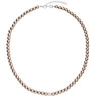 EVOLUTION GROUP 32063.3 Pearl, Decorated with Swarovski® Crystals (925/1000, 1g, Brown) - Necklace