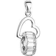 EVOLUTION GROUP 34240.1 Crystal Pendant Decorated with Swarovski® Crystals (925/1000, 2.7g) - Charm