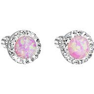 EVOLUTION GROUP 31317.1 Pink Opal with Preciosa® Crystals (Silver 925/1000; 1g) - Earrings