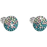 EVOLUTION GROUP 31336.3 Magic Indicolite with Swarovski® Crystals (Silver 925/1000; 1g) - Earrings