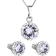EVOLUTION GROUP 39352.3 Violet with Swarovski® Crystals (Silver 925/1000; 3g) - Jewellery Gift Set
