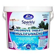 Sparkly POOL Swimming pool chlorine tablets 5in1 multifunctional 200 g 3 kg - Pool Chemicals
