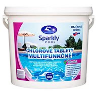 Sparkly POOL Swimming pool chlorine tablets 5in1 multifunctional 200 g 5 kg - Pool Chemicals