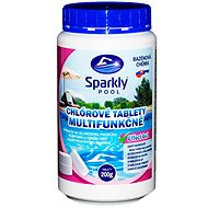 Sparkly POOL Swimming pool chlorine tablets 6in1 multifunctional 200 g 1 kg - Pool Chemicals
